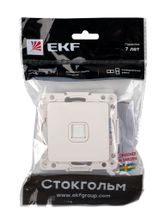 Механизм розетки RJ-45 EKF Стокгольм 1 EYK01-035-10