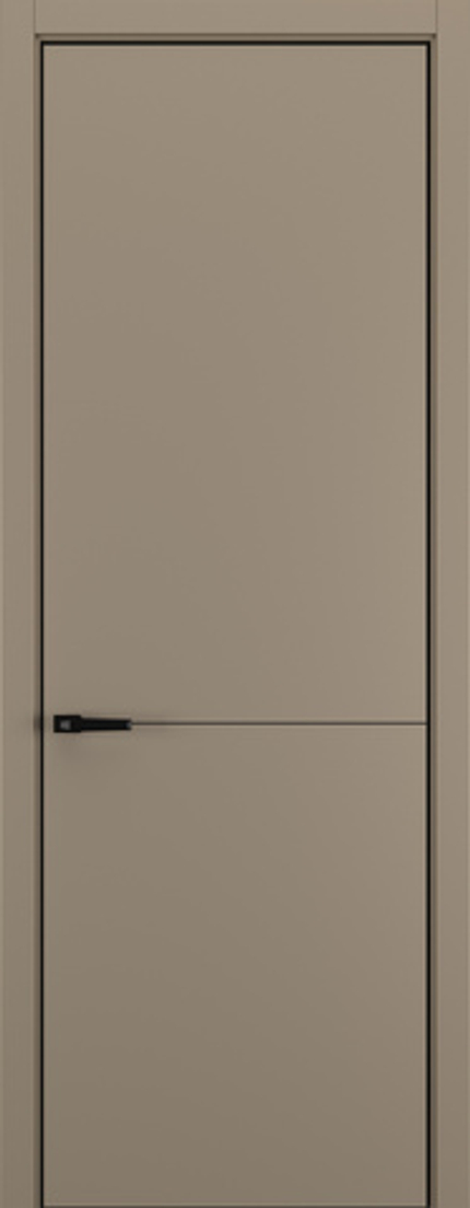Межкомнатная дверь Zadoor Горизонт NH10 кромка ABS Black