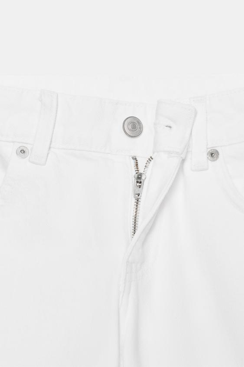 ZARA ДЖИНСЫ TRF WIDE-LEG С НИЗКОЙ ПОСАДКОЙ, БЕЛЫЙ