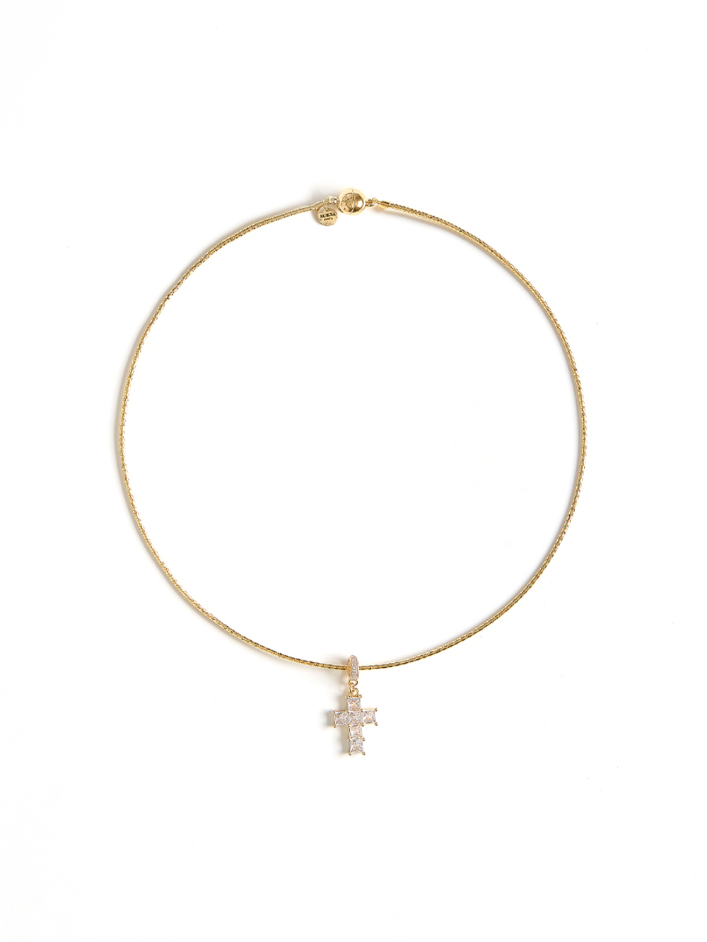 Чокер "White Cross" Gold