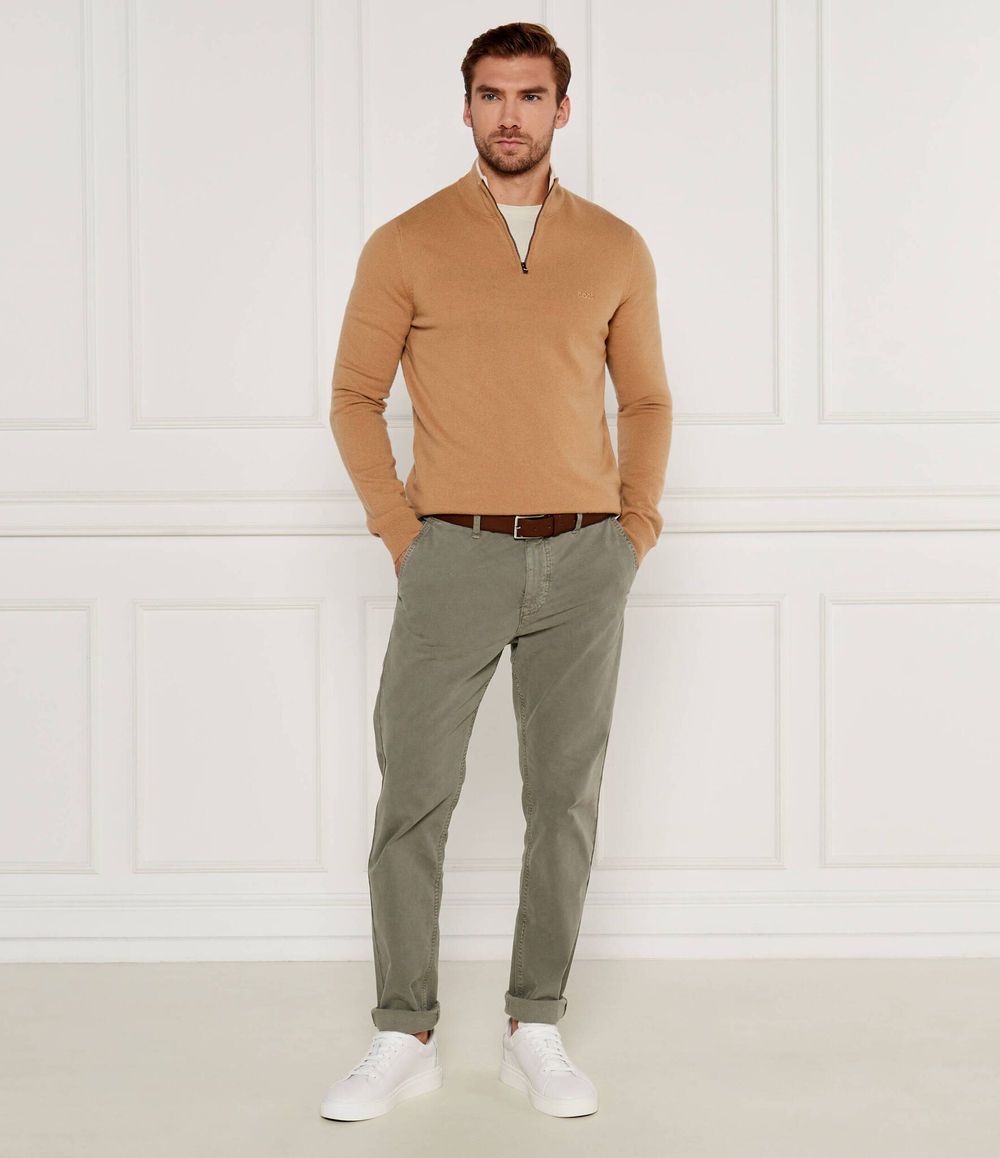 Шерстяной свитер Emarlo BOSS BLACK - бежевый(50530314)