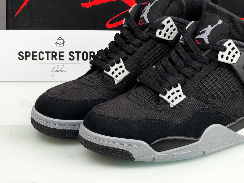 Air Jordan 4 SE Black Canvas