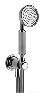 Ручной душ Gessi Venti20, с шланговым подсоединением, держателем, шлангом, цвет Chrome
