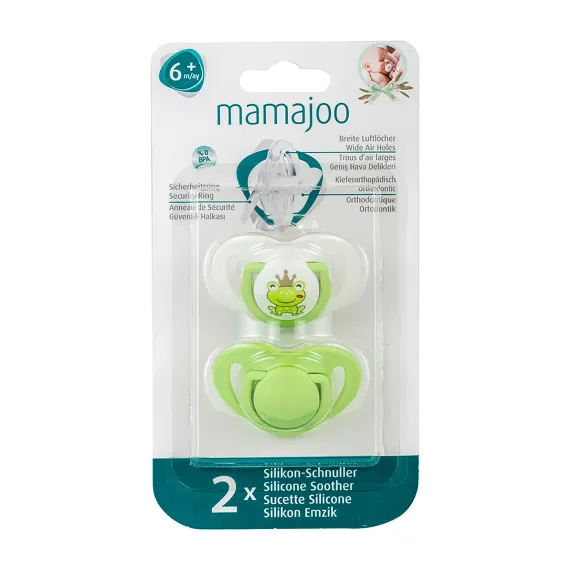 Пустышка Mamajoo силикон 2 шт.