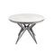 Круглый раздвижной обеденный стол 1119/MC22018DT из мраморной керамики и стали