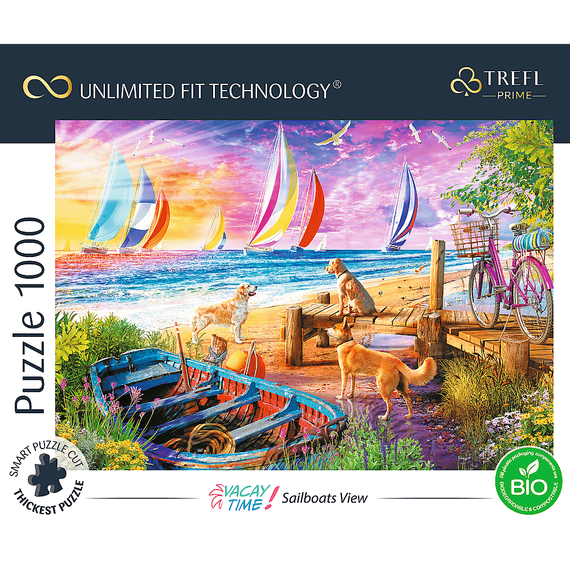 Puzzle "1000 UFT" - Sailboats View_FSC Mix 70%