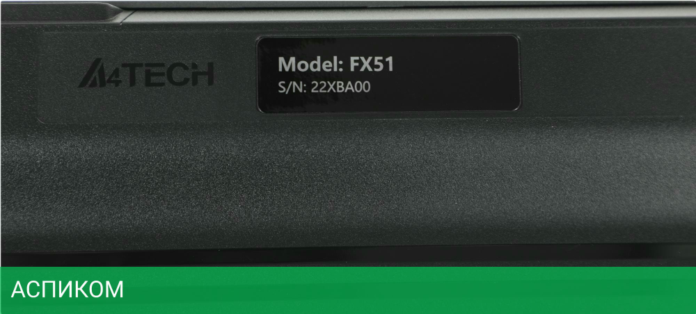 Клавиатура A4Tech Fstyler серый (FX51)