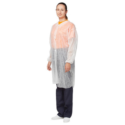 Халат процедурный белый на липучках 4XL (150х110см) 1(10)