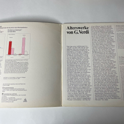 Винтажная виниловая пластинка LP G. Verdi, Los Angeles Master Chorale, Los Angeles Philharmonic Orchestra, Zubin Mehta, Alterswerke Von G. Verdi (Германия 1972)