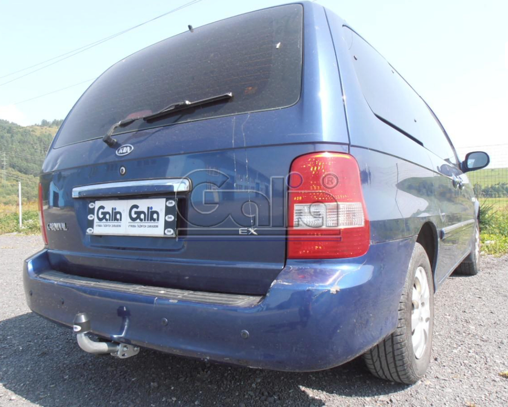 Фаркоп оцинкованный Galia K018A для Kia Carnival 1999-2006(паспорт и сертификат в комплекте)(без электрики)