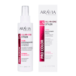 Спрей для укладки волос Термозащита + Антистатик Aravia Professional All-In-One Styler 150мл