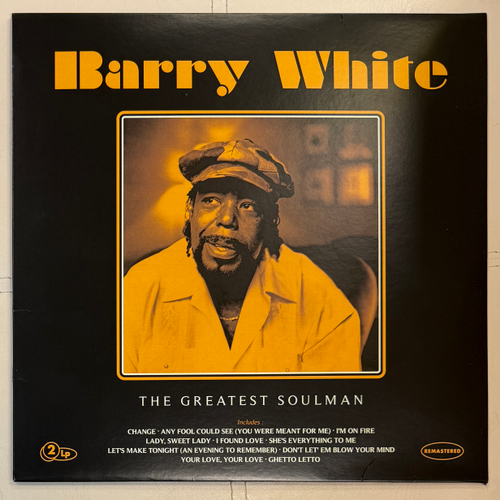 Barry White ‎– The Greatest Soulman 2LP (Франция 2024г.)