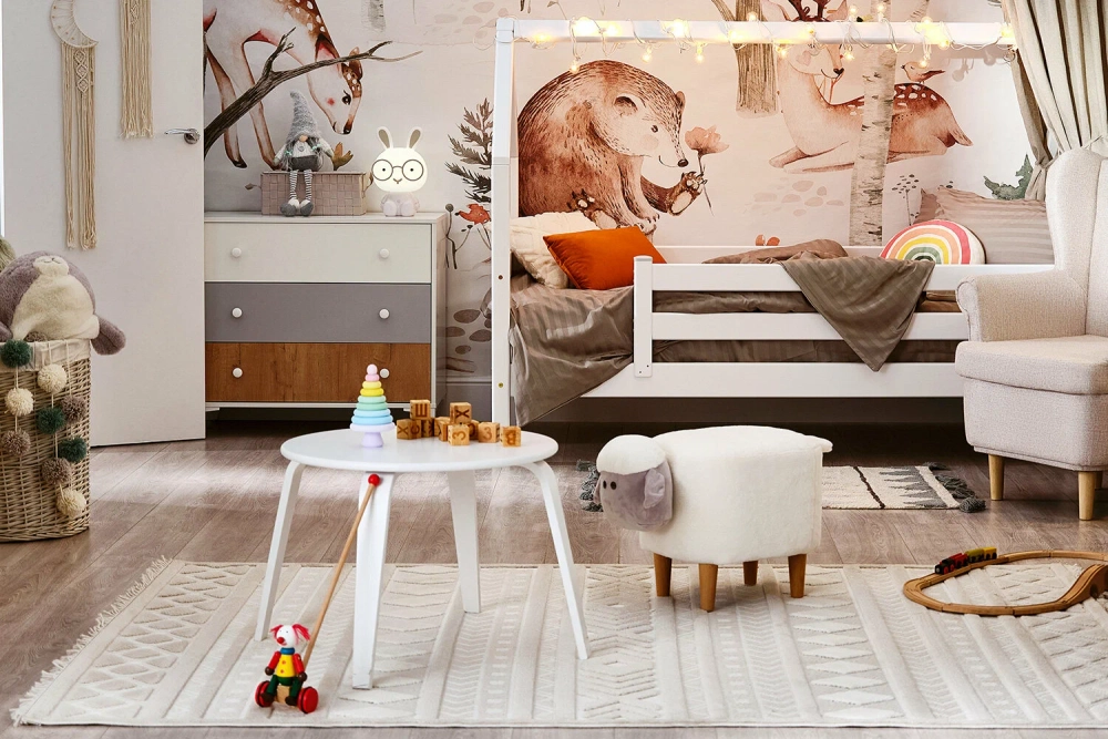 Стол журнальный круглый STEFANO, D=60 см, белый