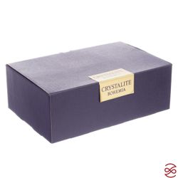 Набор стаканов для виски Crystalite Bohemia Quadro 340мл (6 шт)