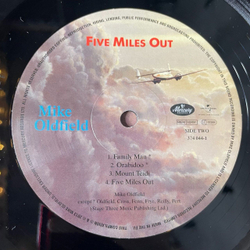 Винтажная виниловая пластинка LP Mike Oldfield Five Miles Out (EU 2013)