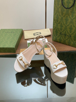 Gucci Horsebit Flatform Sandal