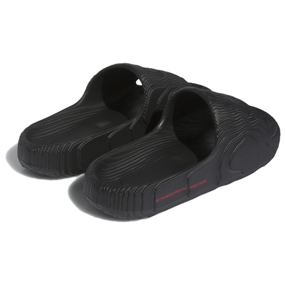 Adidas Originals Adilette 22 'Black Scarlet'