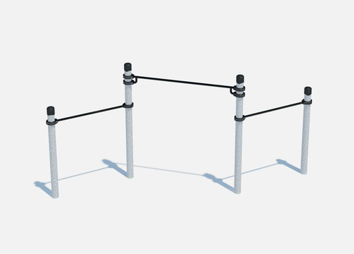 Воркаут-комплекс из 3 турников - Джимбар (цинк)