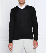 Хлопковый свитер Oscar Jacobson - черный(61648023)