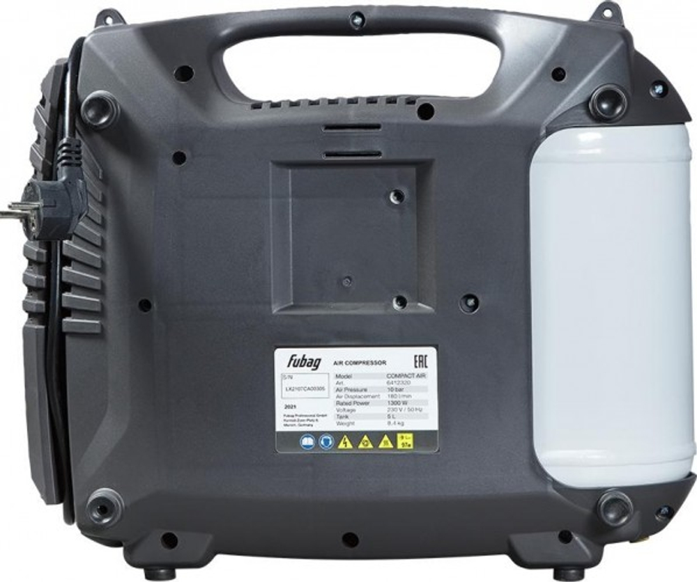 Компрессор поршневой безмасляный FUBAG Compact Air + набор из 5 предметов 6412320