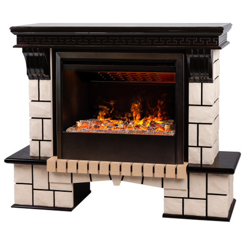 Каминокомплект Real Flame Stone 26 AO с очагом 3D Helios 26 SBG