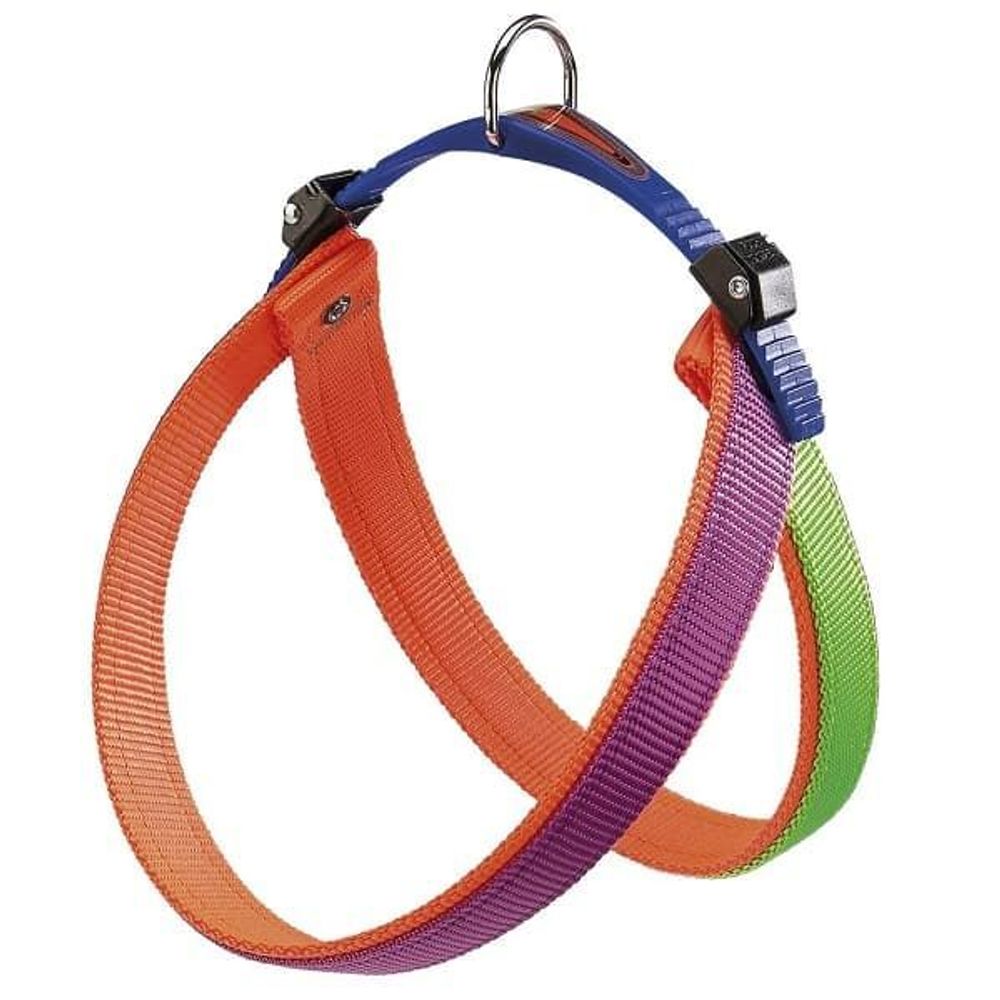 Шлейка AGILA DUAL COLORS 7 (сиренево-оранжевая)  Ferplast