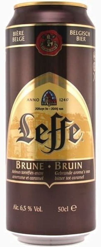 Пиво Леффе Браун / Leffe Brown 0.5л - 24шт