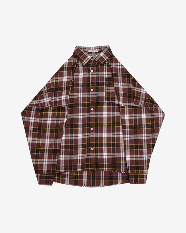 Рубашка Cowboy Shirt Chocolate коричневая - фото 1