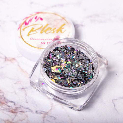 Blesk, Дизайн для ногтей "Осколки стекляруса" №11