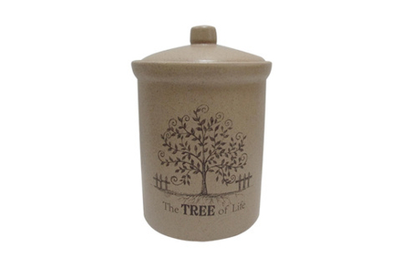 Terracotta Банка для сыпучих продуктов средняя Дерево жизни, 16см
