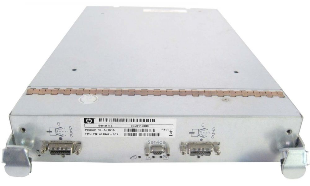Система хранения HP StorageWorks MSA2000 Disk Enclosure I/O Module (for upgrade Single I/O disk enclosure to Dual I/O) 481342-001