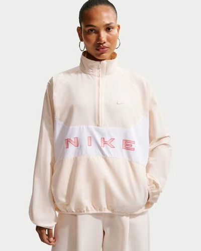 Nike Sportswear Женская куртка свободного кроя с четвертью молнии - NIKE