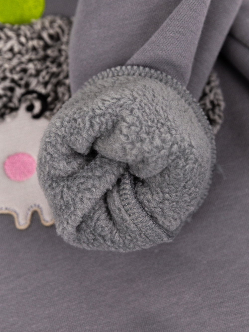 Костюм серый "Ежик" с утеплением