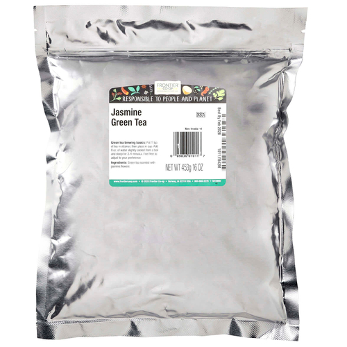 Frontier Co-op, зеленый чай с жасмином, 453 г (16 унций)