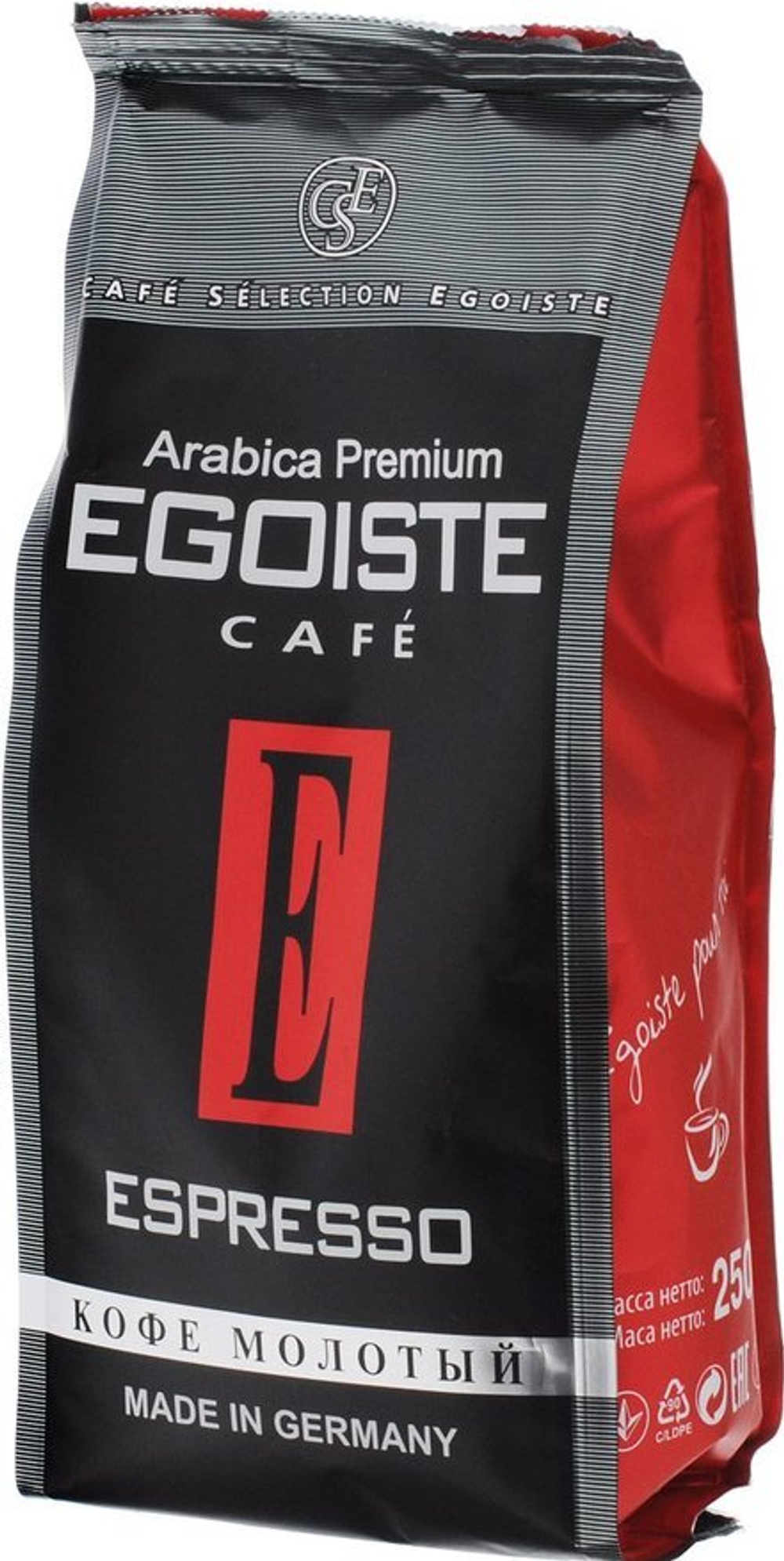 купить Кофе молотый Egoiste Espresso, 250 г