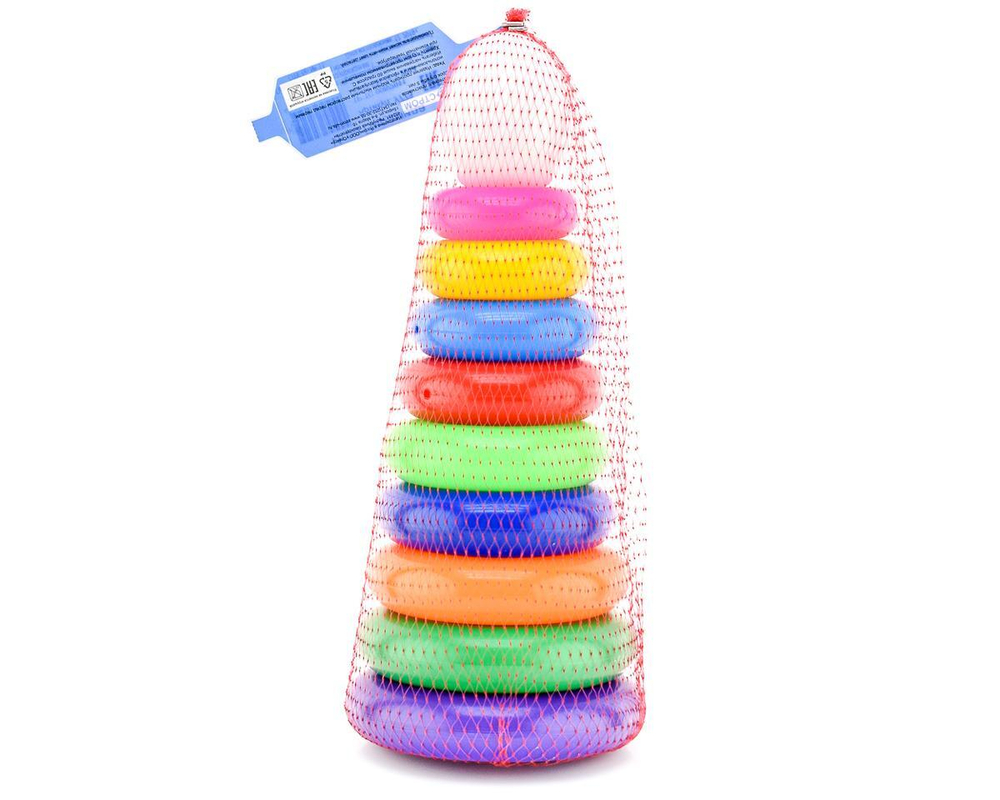 Пирамидка 30 см. 9 колец (Совтехстром)