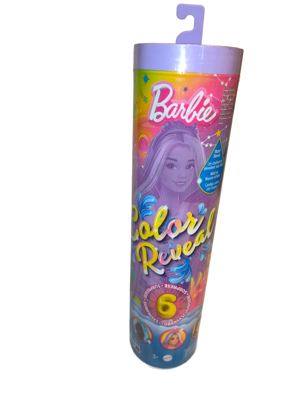 Barbie Color Reveal HJX61 Rainbow Galaxy — кукла-сюрприз «Галактика», эффект проявления