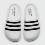 Шлёпки Adidas AdiFOM Slide White Black Wmns