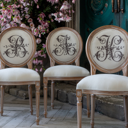 Стул Объект мечты Монограмма буквы K