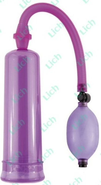 Фиолетовая помпа для вакуумного массажа