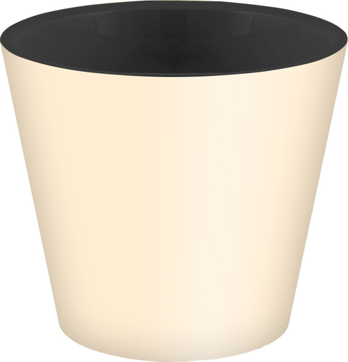 ГОРШОК Д/ЦВЕТОВ ROSEMARY D330ММ 16Л НА КОЛЕСИКАХ СВЕТЛО-БЕЖ