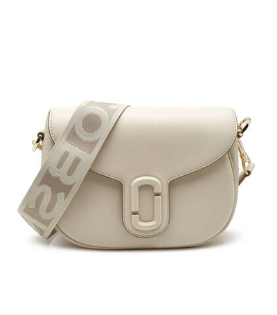 Кожаная сумка через плечо THE J MARC SADDLE Marc Jacobs - бежевый(2S3HMS002H03)