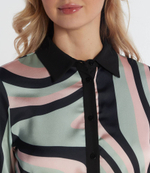 Сатиновое платье Silvian Heach - разноцветная(GPP24333VE)