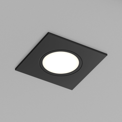 DK3102-BK Встраиваемый влагозащищенный светильник, IP65, до 10 Вт, LED, GU5,3, черный