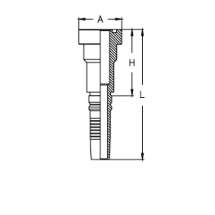 Фитинг DN 25 SFS CAT 1 47.6 Interlock TIEFFE