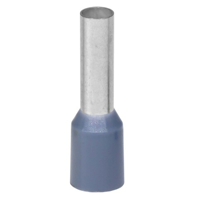 Наконечник-гильза с изол. фланцем для жилы сечением 4кв.мм, длина контактной части  10мм, серый