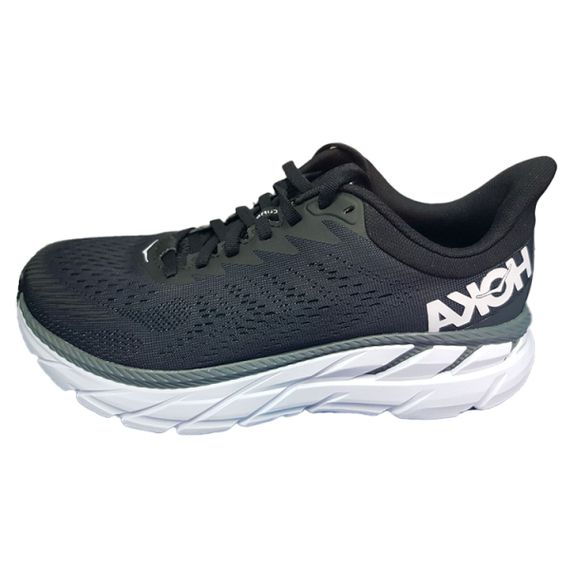 HOKA ONE ONE Clifton 7 Бежевые кроссовки Низенький верх Черные Мужские
