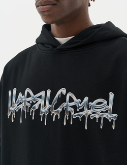 Худи HARSHandCRUEL "Liquid Metal" Oversized Hoodie