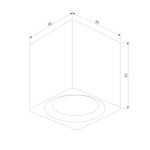 Светильник потолочный светодиодный Matrix 9W 4000К белый 25051/LED