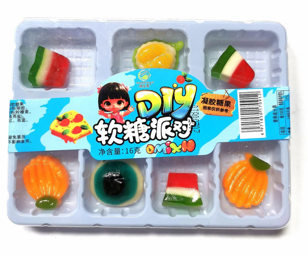 Мармеладный набор DIY Фрукты Глаз 16гр